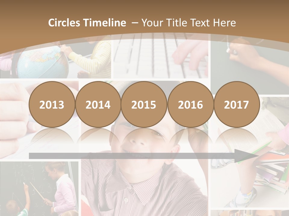 Teaching Process Collage PowerPoint Template