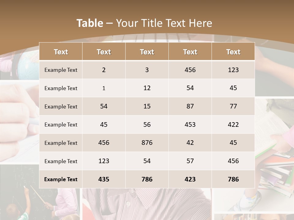 Teaching Process Collage PowerPoint Template