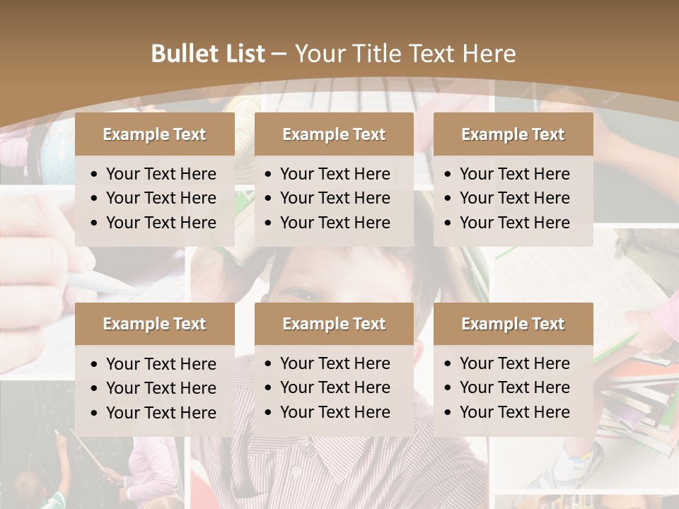 Teaching Process Collage PowerPoint Template