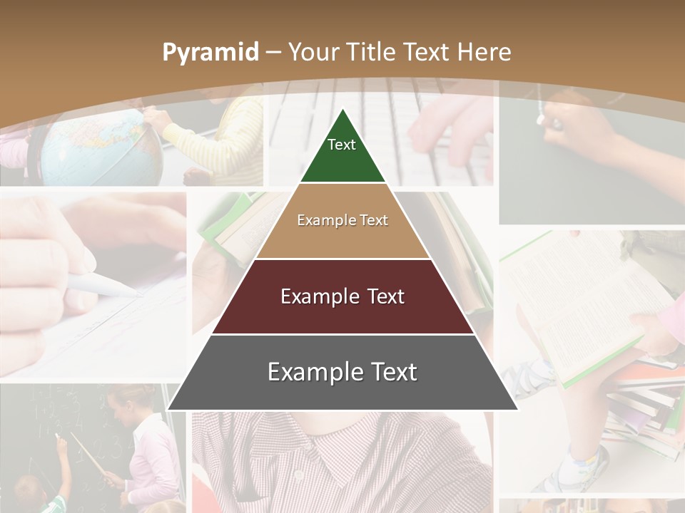 Teaching Process Collage PowerPoint Template