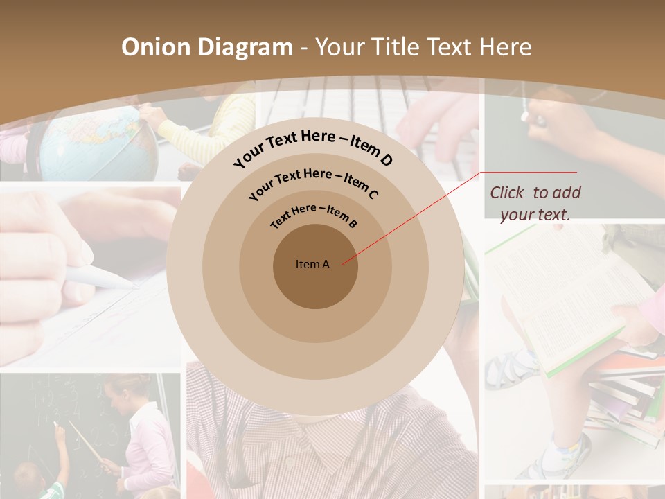 Teaching Process Collage PowerPoint Template