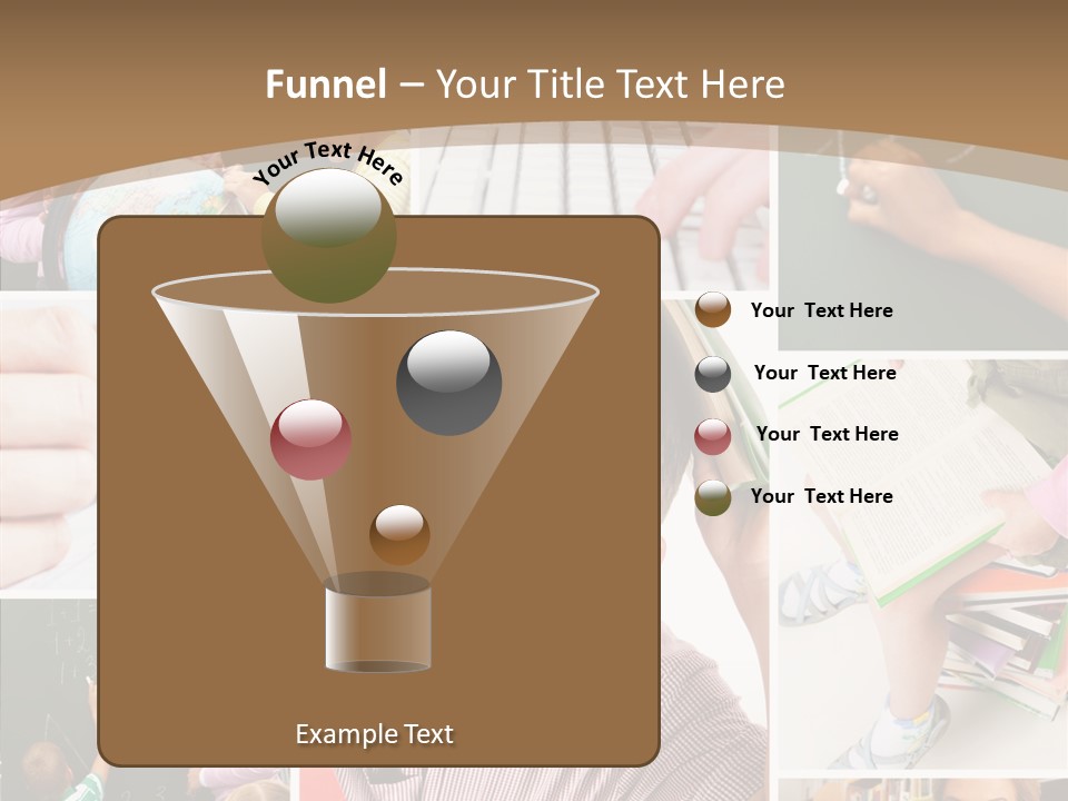 Teaching Process Collage PowerPoint Template