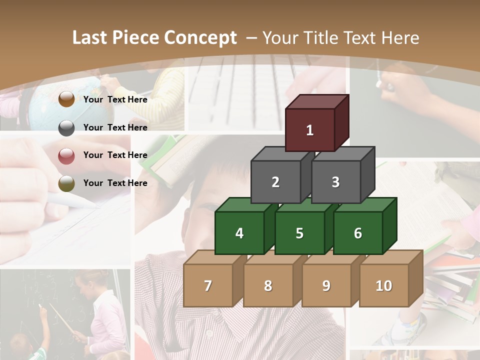 Teaching Process Collage PowerPoint Template