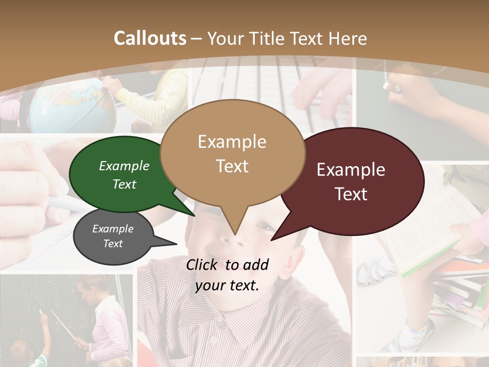 Teaching Process Collage PowerPoint Template