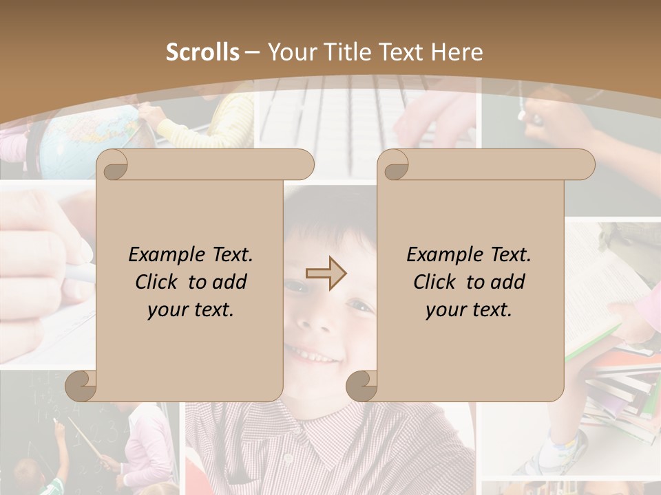 Teaching Process Collage PowerPoint Template