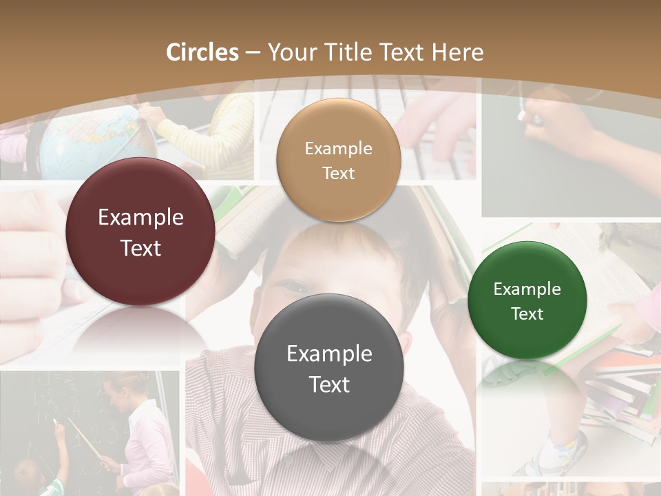Teaching Process Collage PowerPoint Template