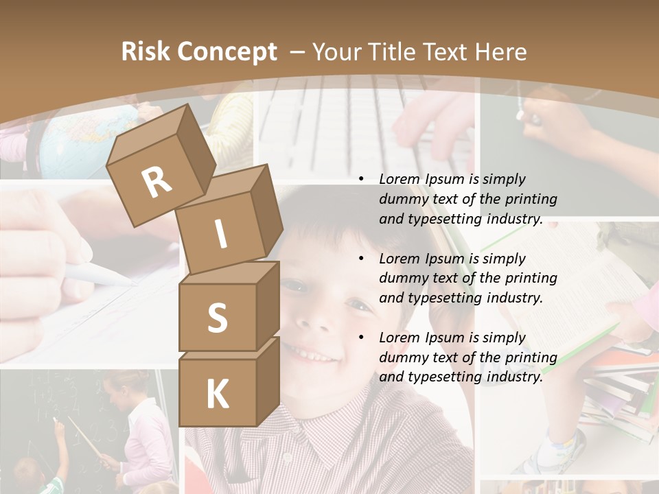 Teaching Process Collage PowerPoint Template