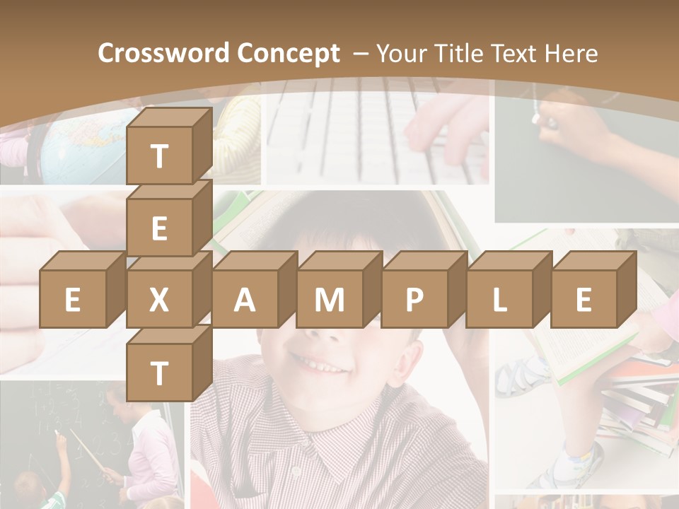 Teaching Process Collage PowerPoint Template