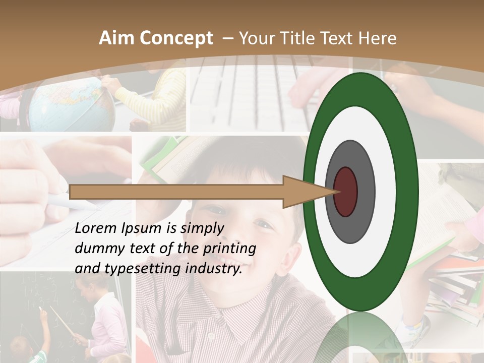 Teaching Process Collage PowerPoint Template