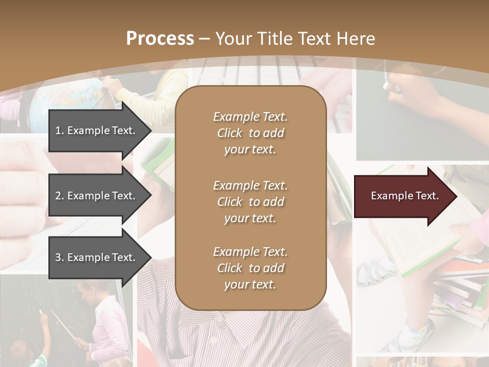 Teaching Process Collage PowerPoint Template