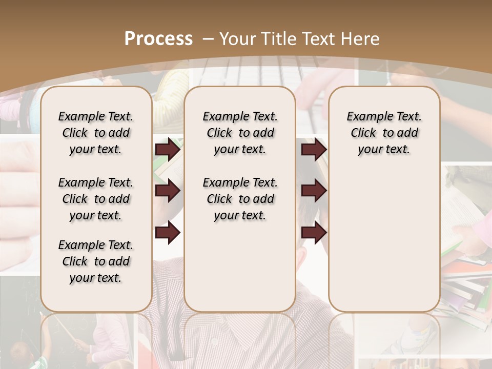 Teaching Process Collage PowerPoint Template