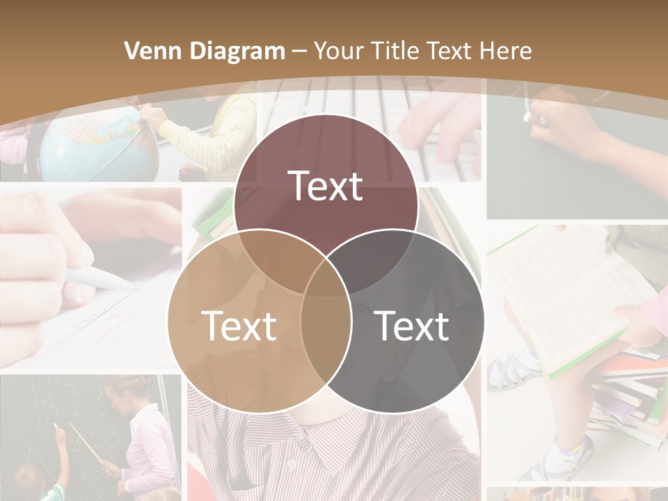 Teaching Process Collage PowerPoint Template
