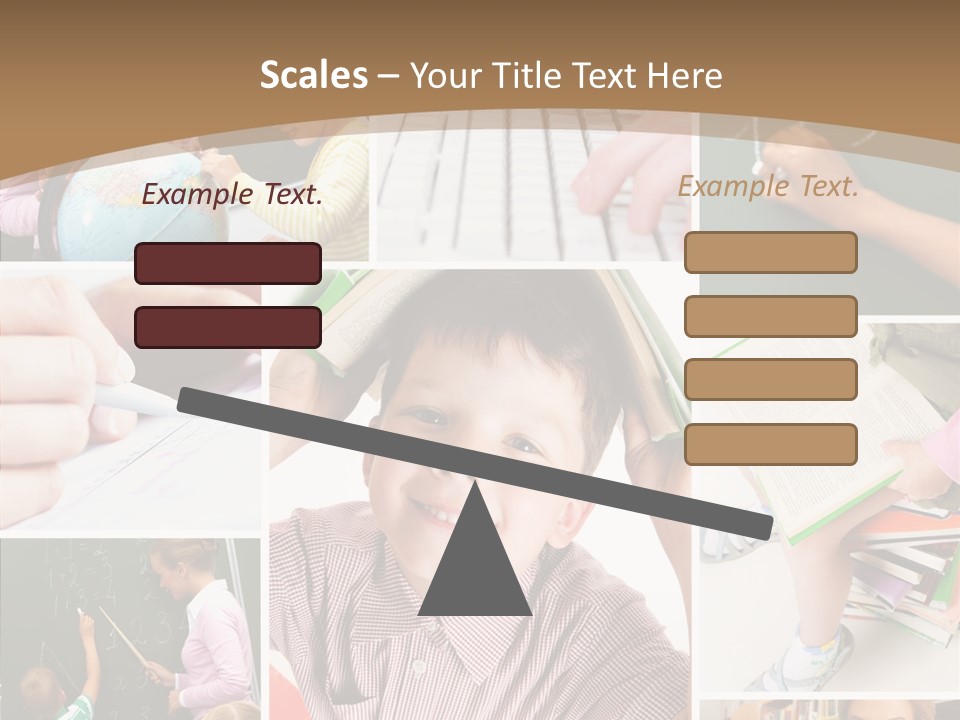 Teaching Process Collage PowerPoint Template