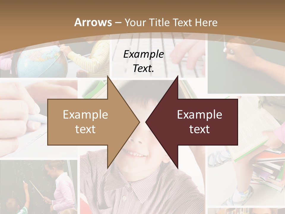 Teaching Process Collage PowerPoint Template