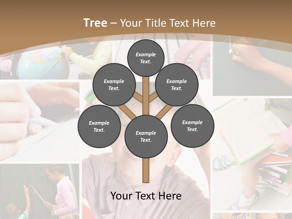 Teaching Process Collage PowerPoint Template