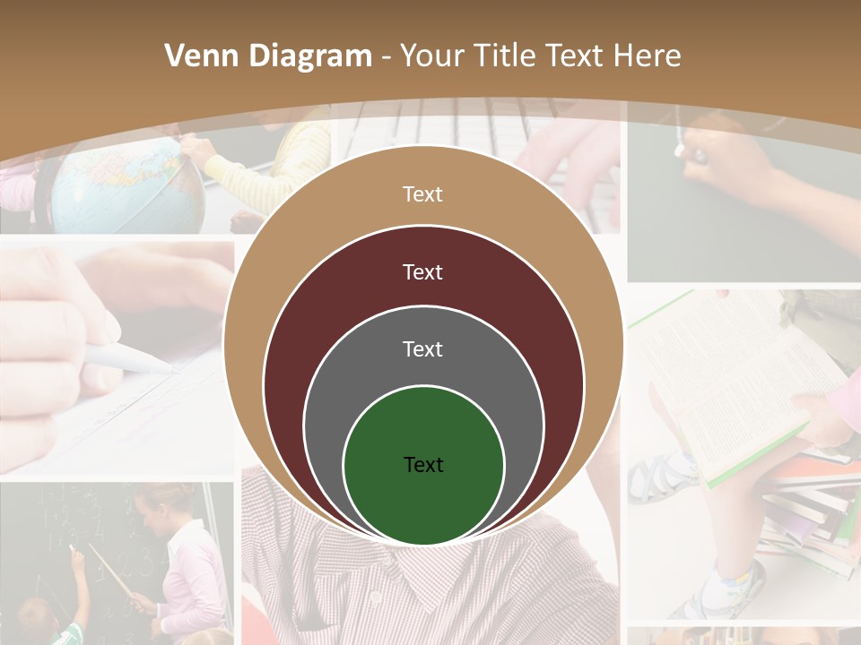 Teaching Process Collage PowerPoint Template