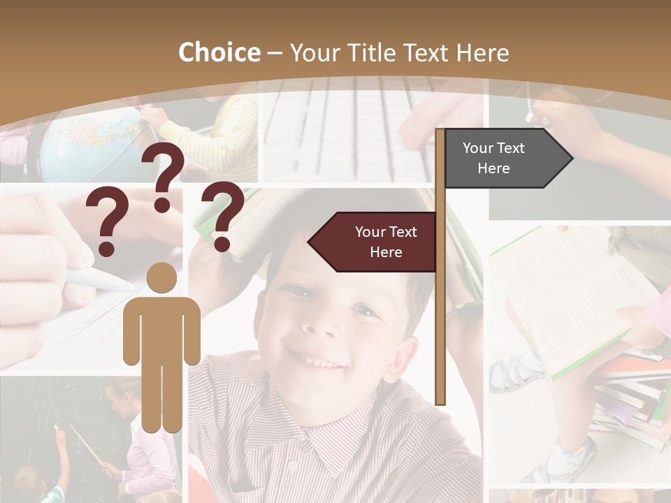 Teaching Process Collage PowerPoint Template