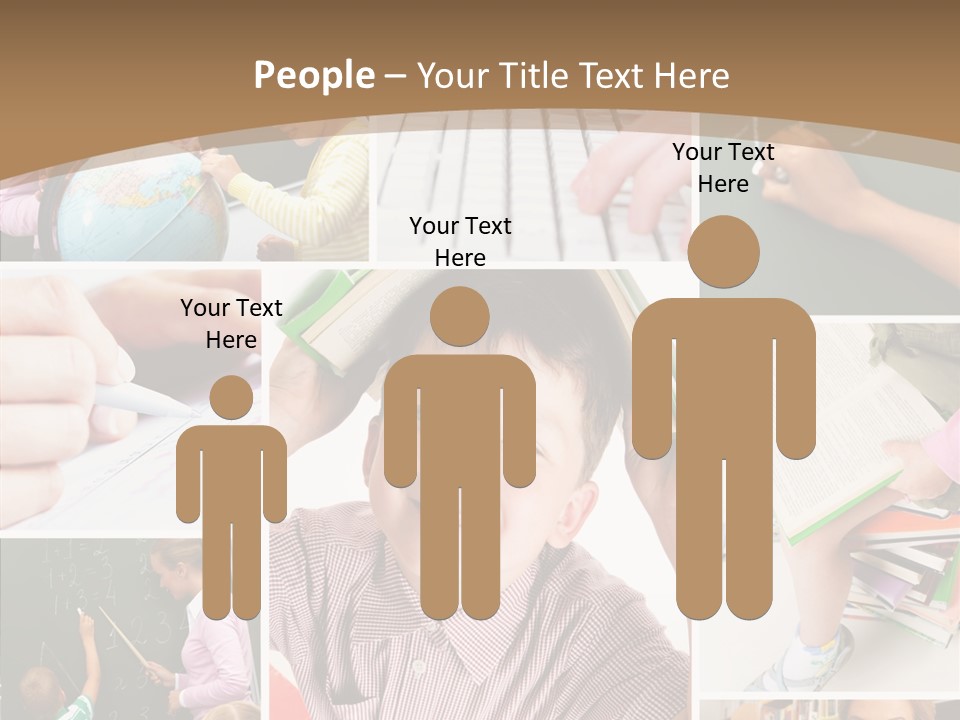 Teaching Process Collage PowerPoint Template
