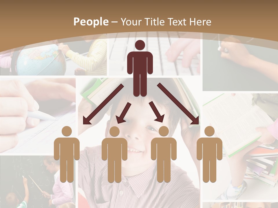 Teaching Process Collage PowerPoint Template