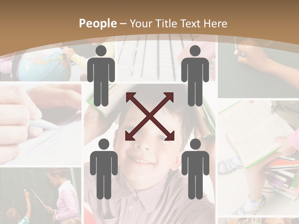 Teaching Process Collage PowerPoint Template