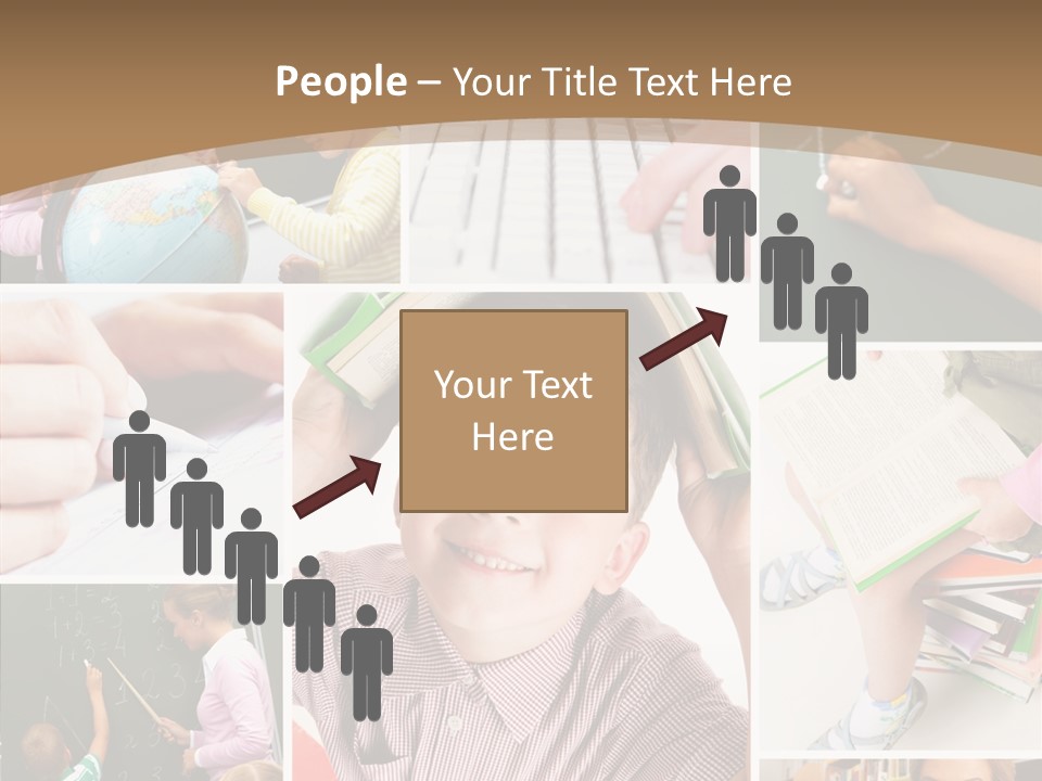 Teaching Process Collage PowerPoint Template