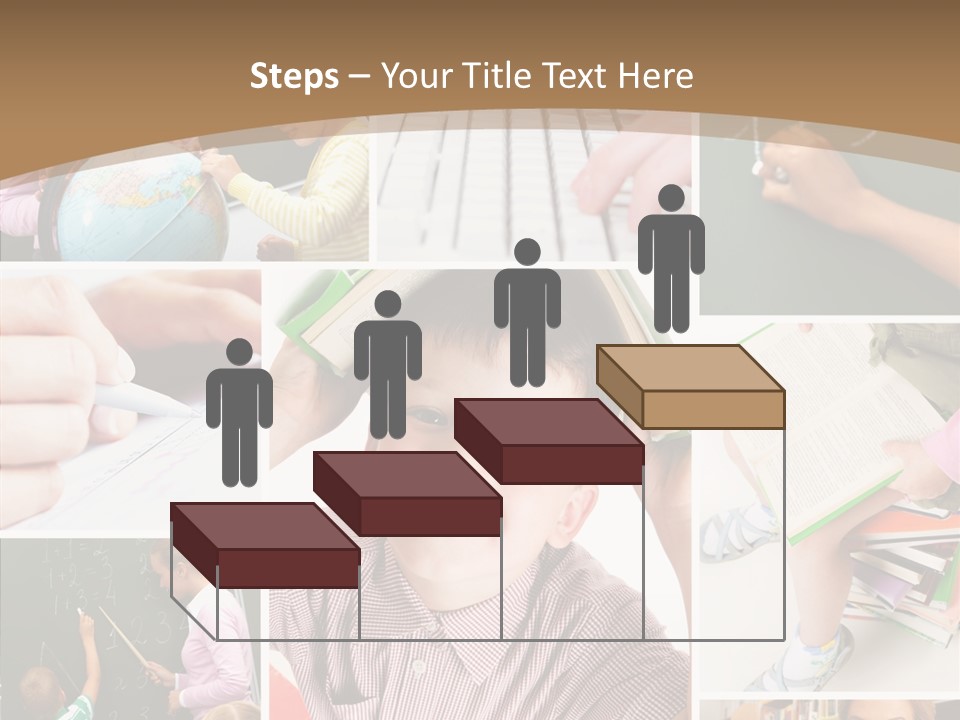 Teaching Process Collage PowerPoint Template