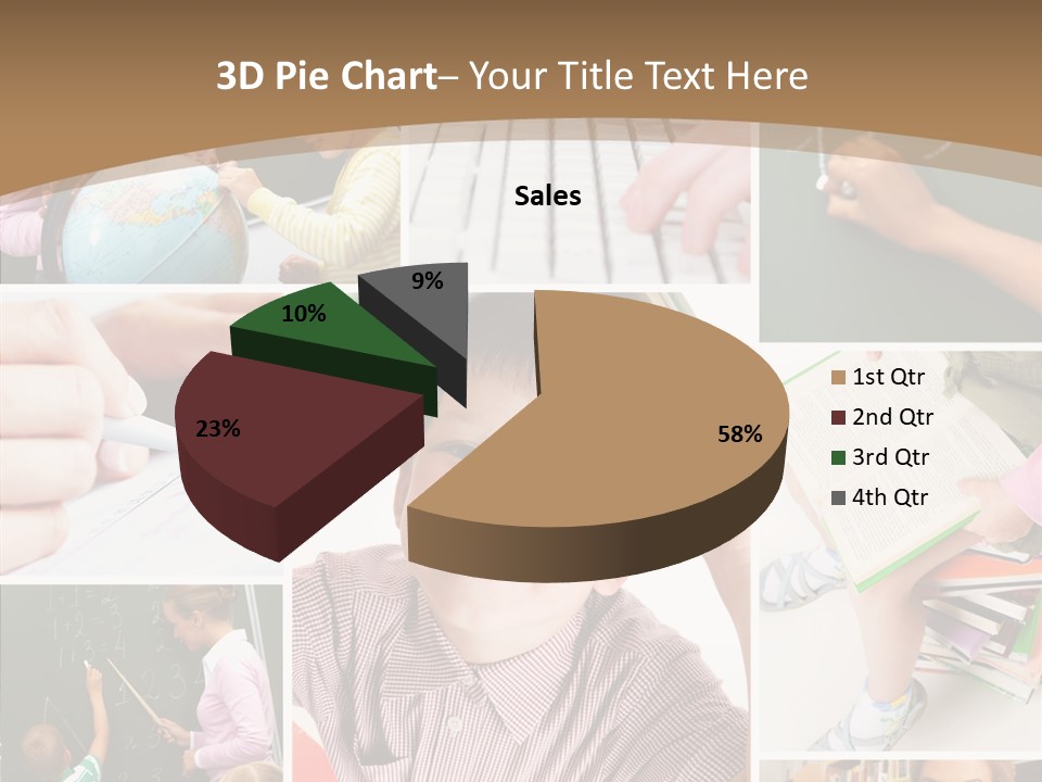 Teaching Process Collage PowerPoint Template