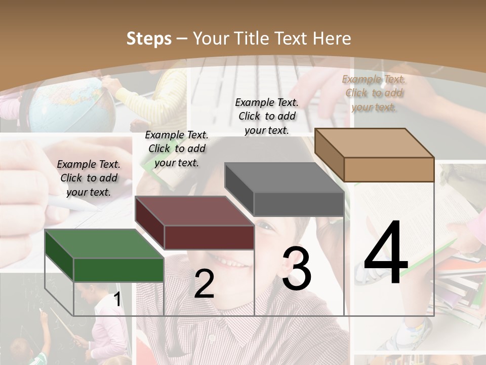 Teaching Process Collage PowerPoint Template