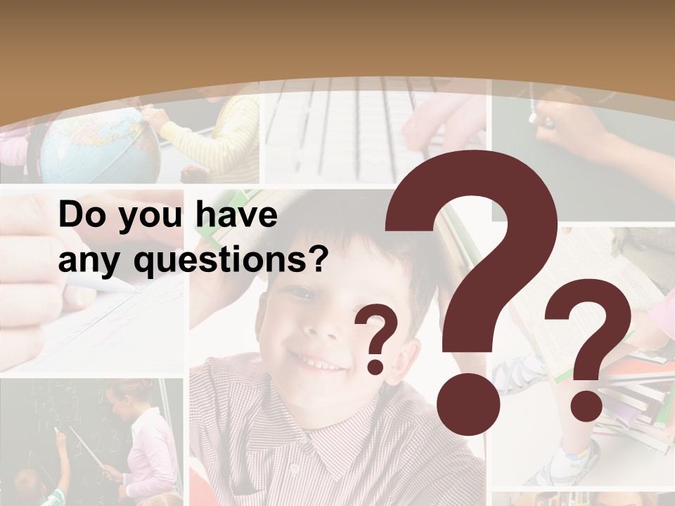 Teaching Process Collage PowerPoint Template