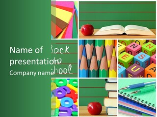 School Collage PowerPoint Template