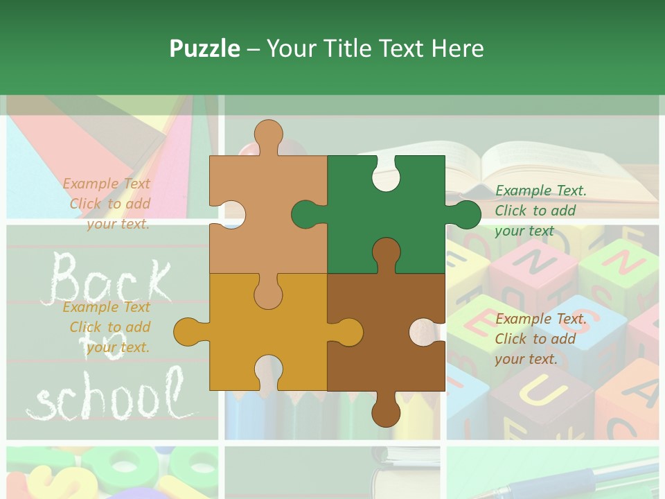 School Collage PowerPoint Template