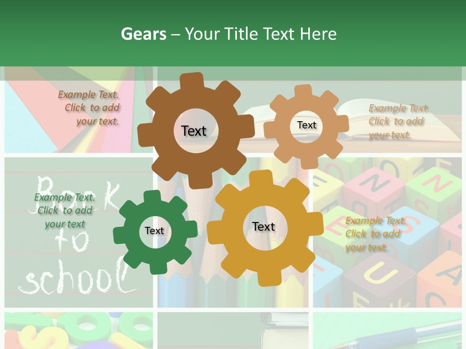 School Collage PowerPoint Template