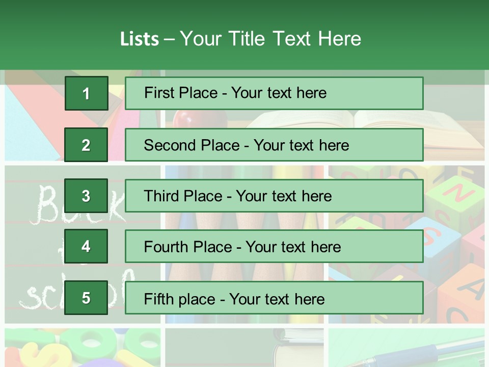 School Collage PowerPoint Template