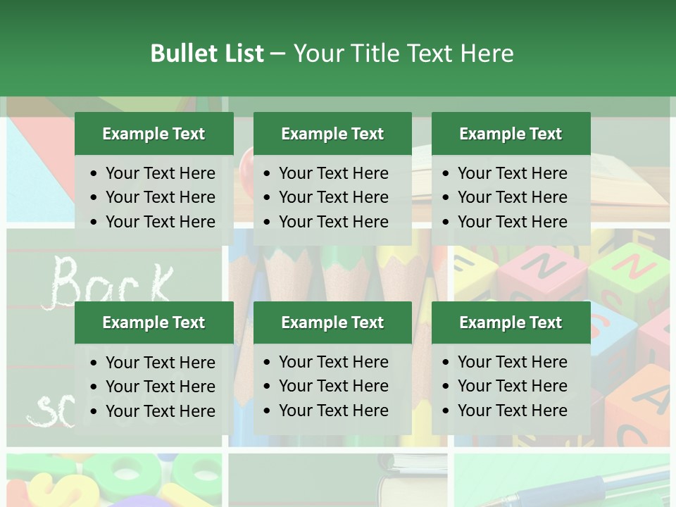 School Collage PowerPoint Template