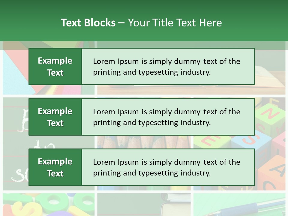 School Collage PowerPoint Template