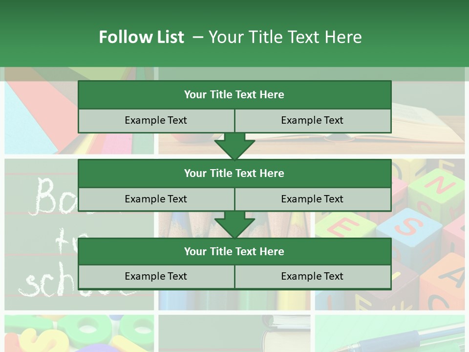 School Collage PowerPoint Template