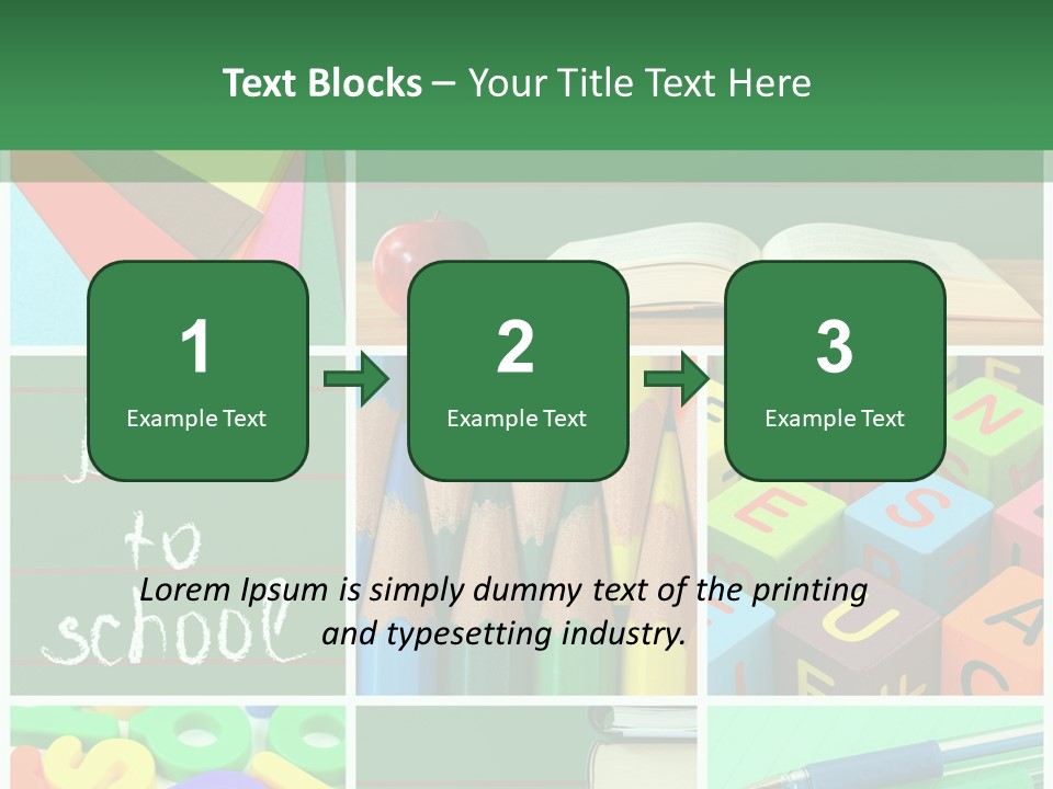 School Collage PowerPoint Template