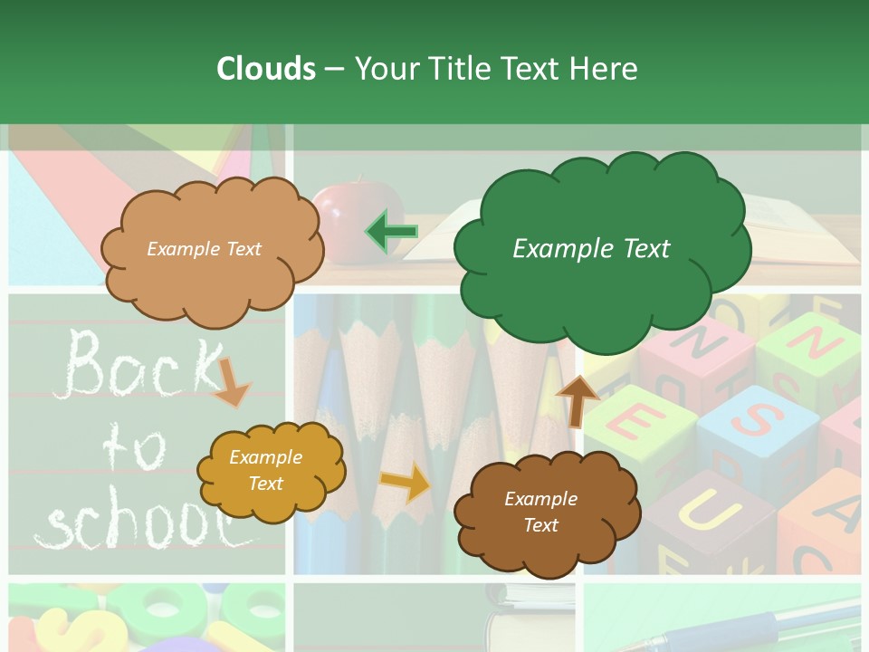 School Collage PowerPoint Template