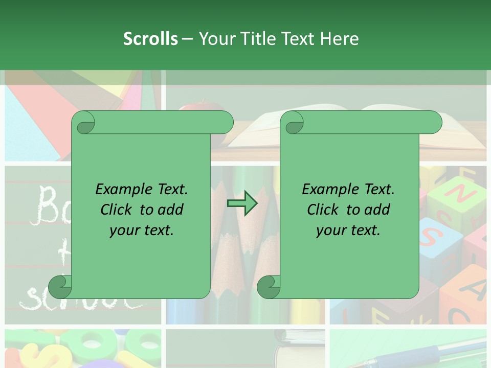 School Collage PowerPoint Template