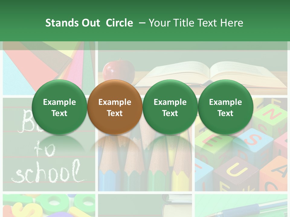 School Collage PowerPoint Template