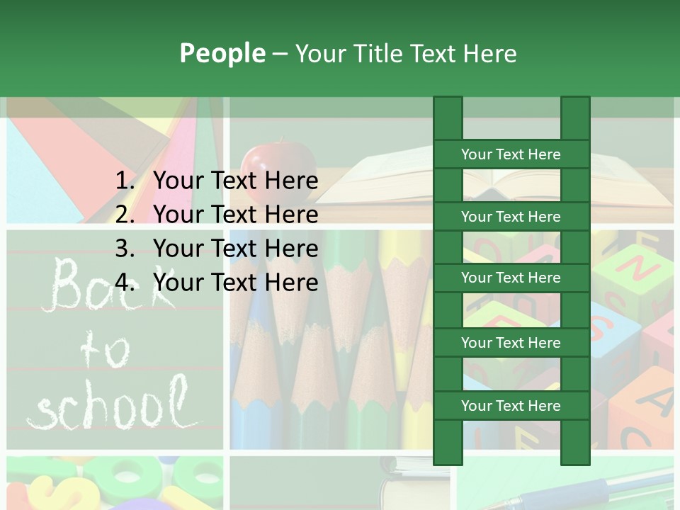 School Collage PowerPoint Template