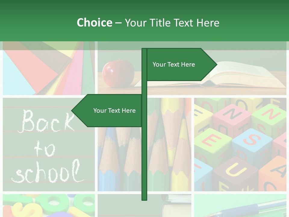 School Collage PowerPoint Template