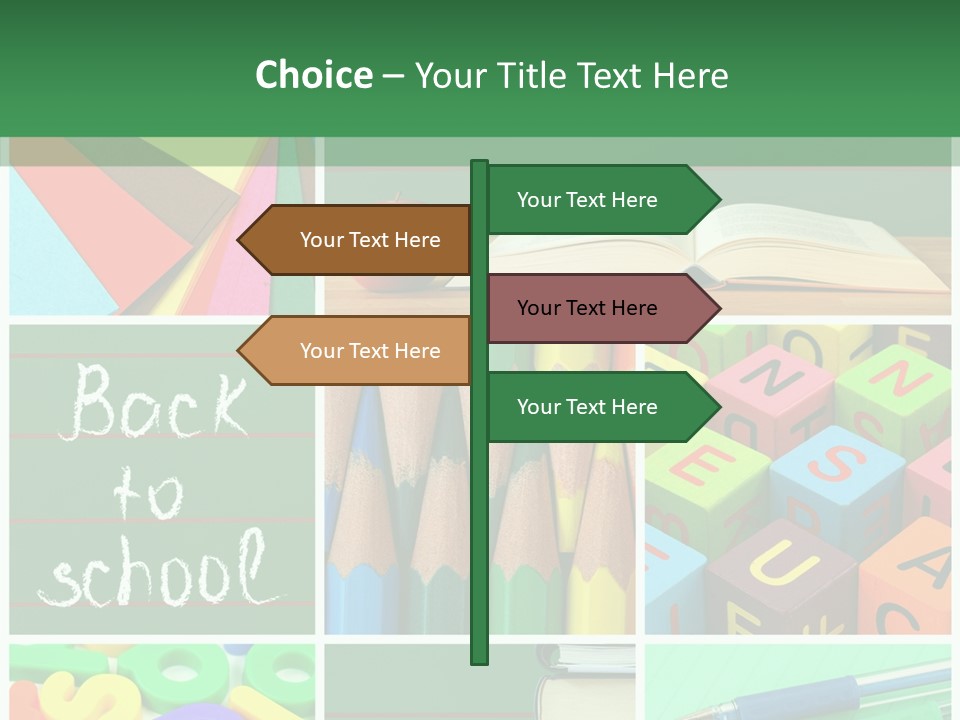 School Collage PowerPoint Template
