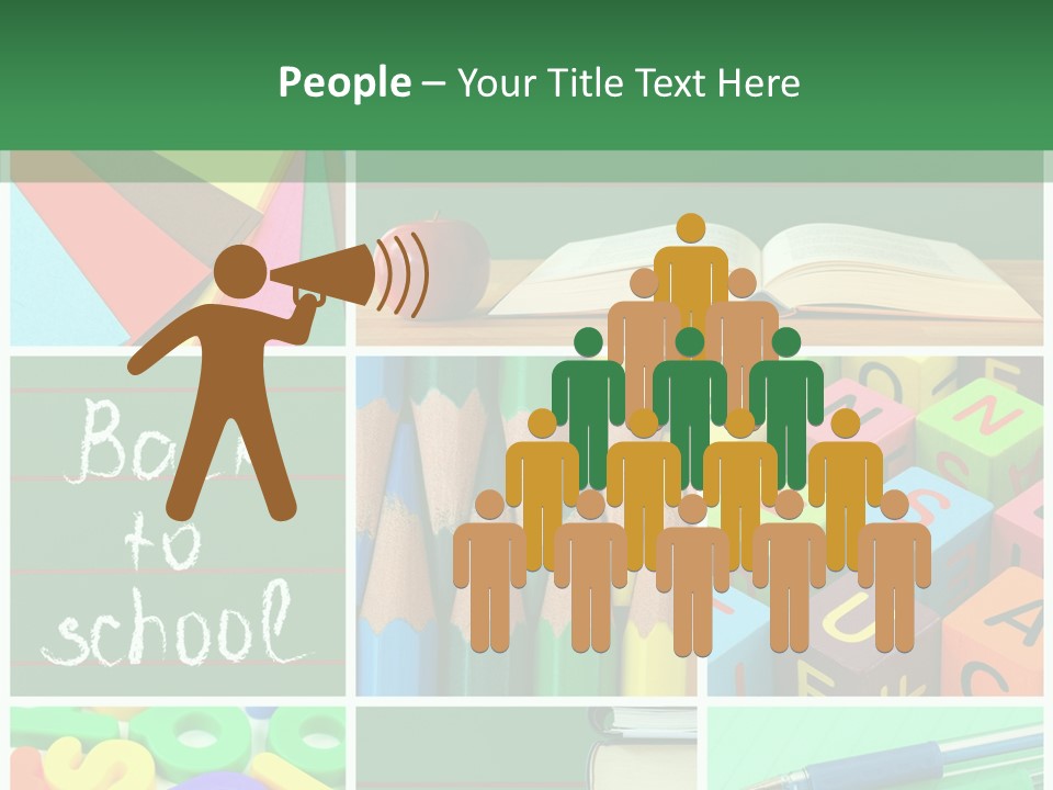 School Collage PowerPoint Template