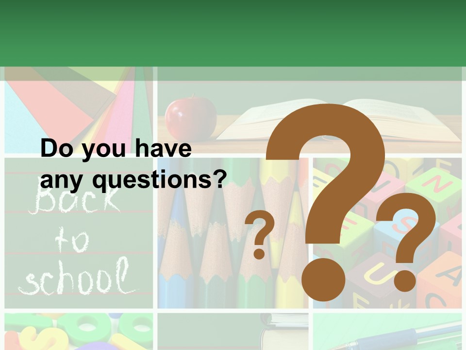 School Collage PowerPoint Template