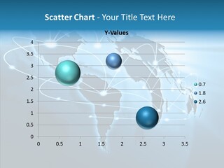 Business Imaginary Blue PowerPoint Template