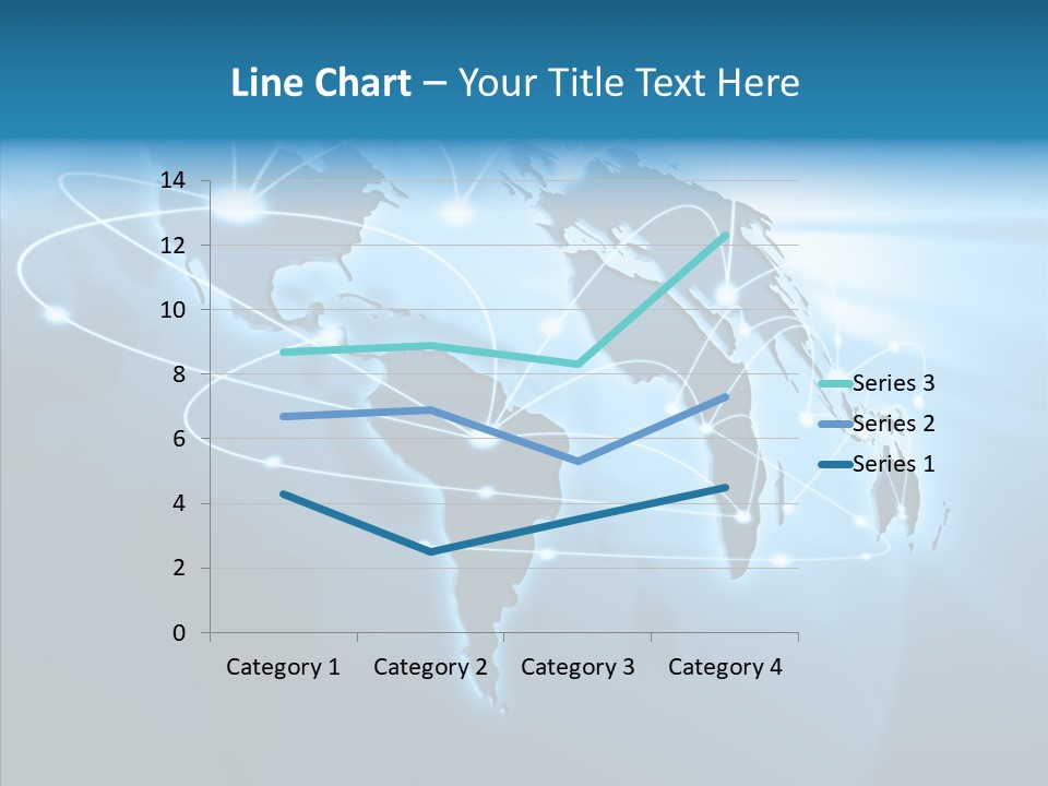 Business Imaginary Blue PowerPoint Template