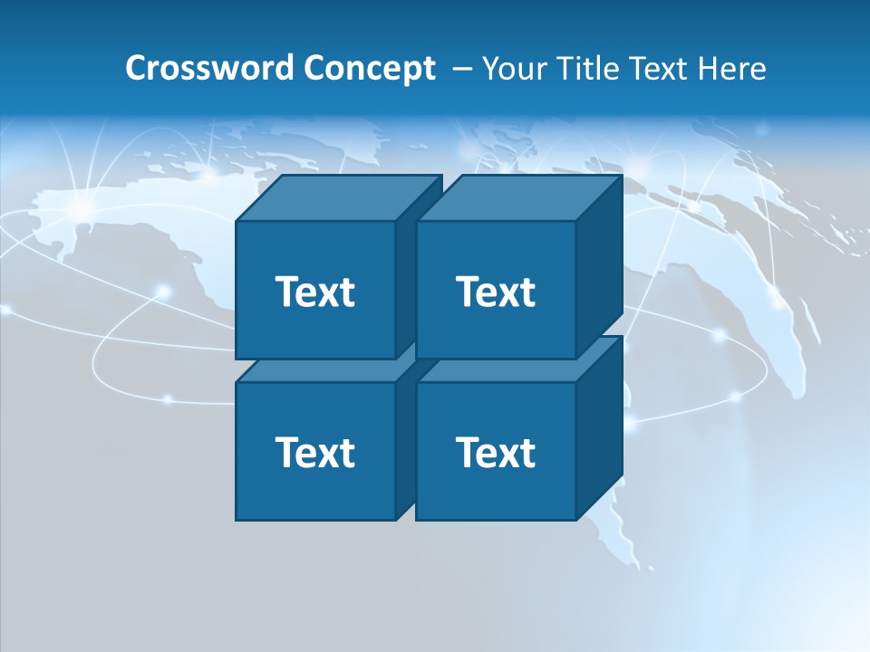 World Map Globalization PowerPoint Template