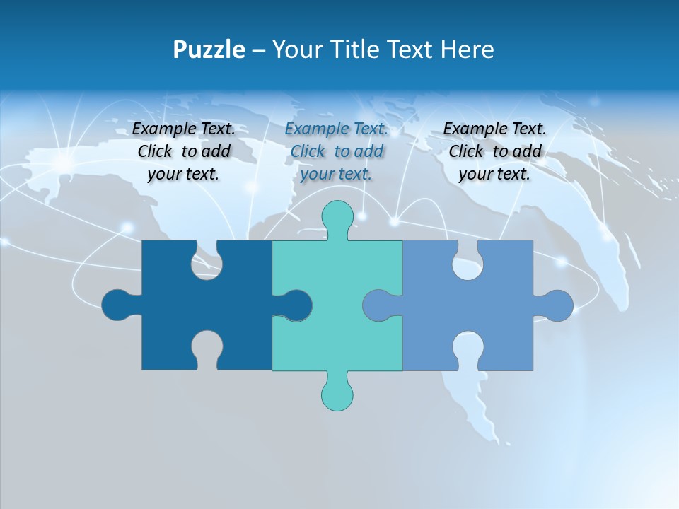 World Map Globalization PowerPoint Template