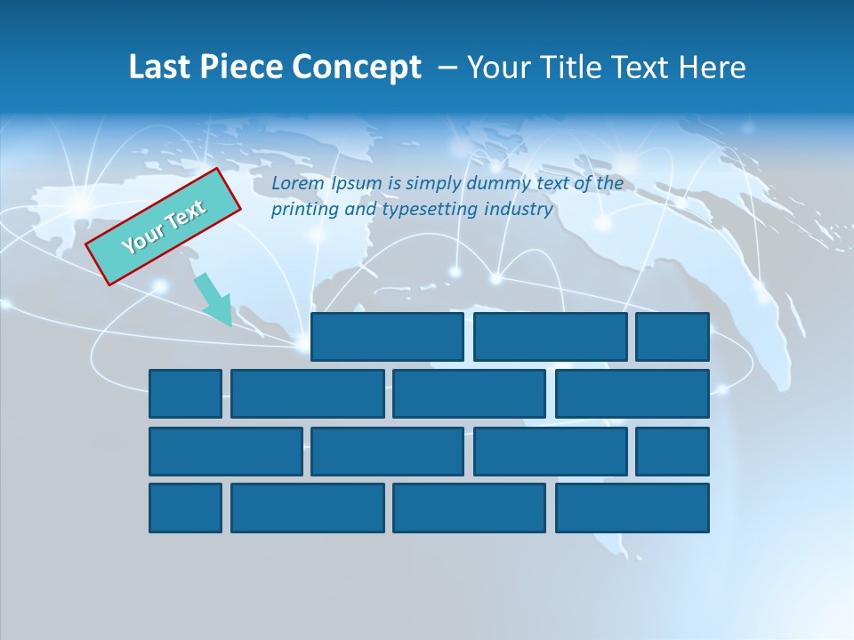 World Map Globalization PowerPoint Template